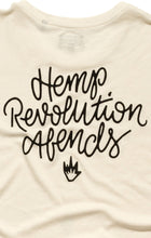 Load image into Gallery viewer, Afends Mens Writings Cut - Standard Hemp Bandcut Tee