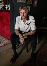 Load image into Gallery viewer, Afends Mens Bowlo - Hemp Cuban Short Sleeve Shirt - Moonbeam