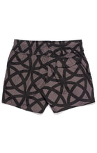 Load image into Gallery viewer, Afends Mens Baywatch - Black 70's - Swim Shorts