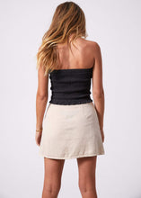 Load image into Gallery viewer, Afends Womens Kaia - Hemp Shirred Tube Top - Black