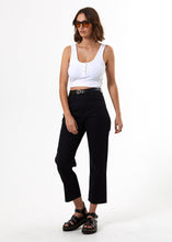 Load image into Gallery viewer, Afends Womens Shelby - Twill High Waist Wide Leg Jeans