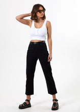 Load image into Gallery viewer, Afends Womens Shelby - Twill High Waist Wide Leg Jeans