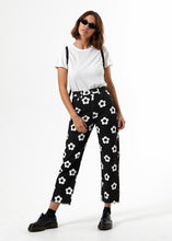 Load image into Gallery viewer, Afends Womens Shelby Mod - High Waist Wide Leg Pant - Black