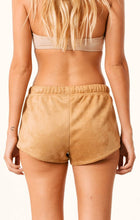 Load image into Gallery viewer, Afends Womens Sunday - Tan Suede - Easy Shorts