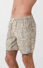 Load image into Gallery viewer, Afends Mens Baywatch - Albino - Elastic Waist Swim Shorts