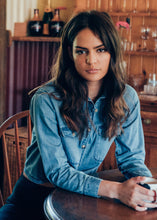 Load image into Gallery viewer, Afends Womens Bygone - Denim Shirt