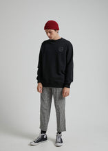 Load image into Gallery viewer, Afends Mens Circle Pit - Crew Neck - Black