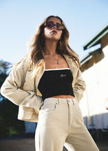 Load image into Gallery viewer, Afends Womens Shelby - Corduroy High Waist Wide Leg Pants - Macadamia
