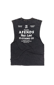 Afends Mens 40 Proof - Band Cut Tee