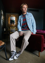 Load image into Gallery viewer, Afends Mens In Bloom - Knitted Crew Neck - Midnight
