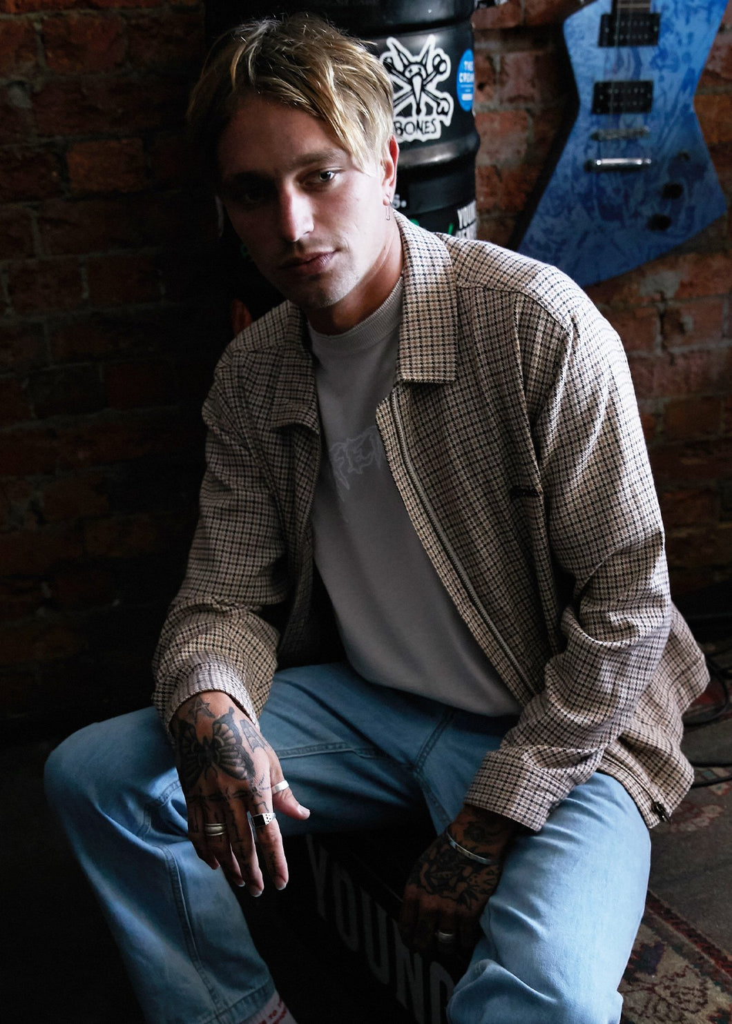 Afends Mens Bloodhound - Jacket - Toffee