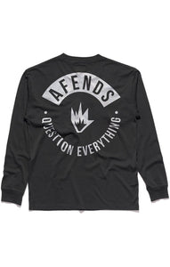 Afends Mens Geld - Long Sleeve Logo Tee