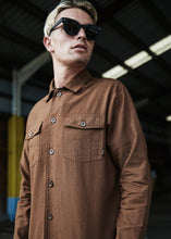 Load image into Gallery viewer, Afends Mens Maverick - Hemp Work Shirt
