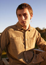 Load image into Gallery viewer, Afends Mens Killer Wale - Corduroy Long Sleeve Shirt - Dirty Beige

