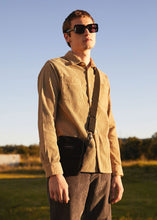 Load image into Gallery viewer, Afends Mens Killer Wale - Corduroy Long Sleeve Shirt - Dirty Beige
