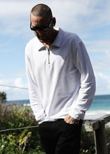 Load image into Gallery viewer, Afends Mens Daly - Hemp Long Sleeve Polo Tee
