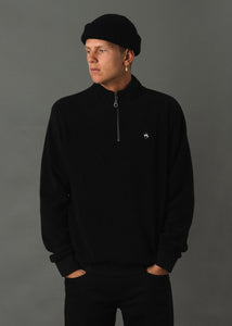 Afends Mens Cyrus - Half Zip Crew