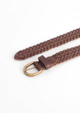 Load image into Gallery viewer, Afends Unisex Webs - Leather Belt
