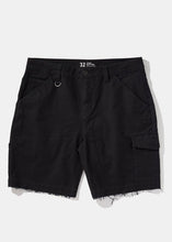 Load image into Gallery viewer, Afends Mens Heavy - Canvas Chino Walkshort - Black
