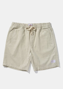 Afends Mens Hemp Dendys 1.0 - Hemp Elastic Waist Walkshort