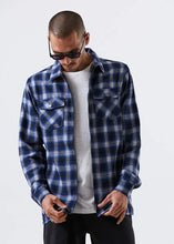 Load image into Gallery viewer, Afends Mens Generation - Zip Long Sleeve Work Shirt
