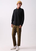 Load image into Gallery viewer, Afends Mens Daly - Hemp Long Sleeve Polo Tee

