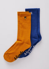 Load image into Gallery viewer, Afends Unisex Flame - Two Pack Socks
