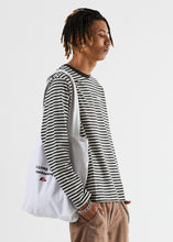 Load image into Gallery viewer, Afends Mens Bleach - Retro Fit Long Sleeve Tee - Moonbeam
