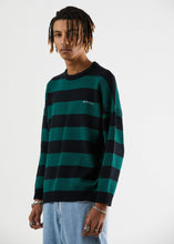 Load image into Gallery viewer, Afends Mens In Bloom - Knitted Crew Neck - Black
