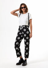 Load image into Gallery viewer, Afends Womens Shelby Mod - High Waist Wide Leg Pant - Black
