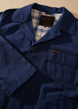 Load image into Gallery viewer, Afends Mens Bluey - Workwear Jacket - Black Iris
