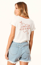 Load image into Gallery viewer, Afends Womens Long Live - Graphic Tee
