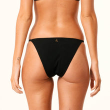 Load image into Gallery viewer, Afends Womens Black Mid Brief - Mid Brief Bikini Bottom
