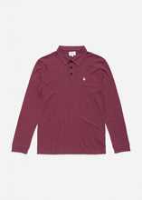 Load image into Gallery viewer, Afends Mens Hemp Flame - Long Sleeve Polo Tee
