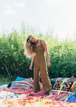 Load image into Gallery viewer, Afends Womens Noir - Hemp Long Overalls

