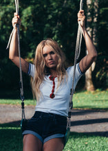 Load image into Gallery viewer, Afends Womens Farrah - Retro Sport Tee
