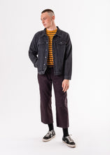 Load image into Gallery viewer, Afends Mens Burning Black - Denim Jacket
