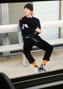 Afends Mens Mondrian - Organic Cotton Knit Jumper