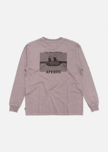 Afends Mens Good Times - Retro Fit Long Sleeve Tee