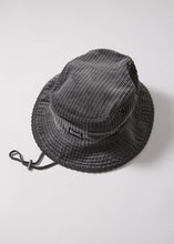 Load image into Gallery viewer, Afends Unisex Killer Wale - Corduroy Bucket Hat - Gunmetal
