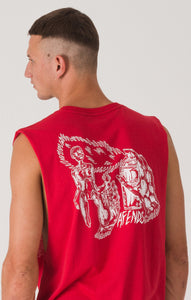Afends Mens Burn Baby Burn - Band Cut Tee
