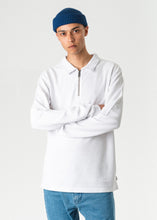 Load image into Gallery viewer, Afends Mens Daly - Hemp Long Sleeve Polo Tee
