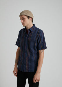 Afends Mens Don Pedro - Short Sleeve Shirt - Multi