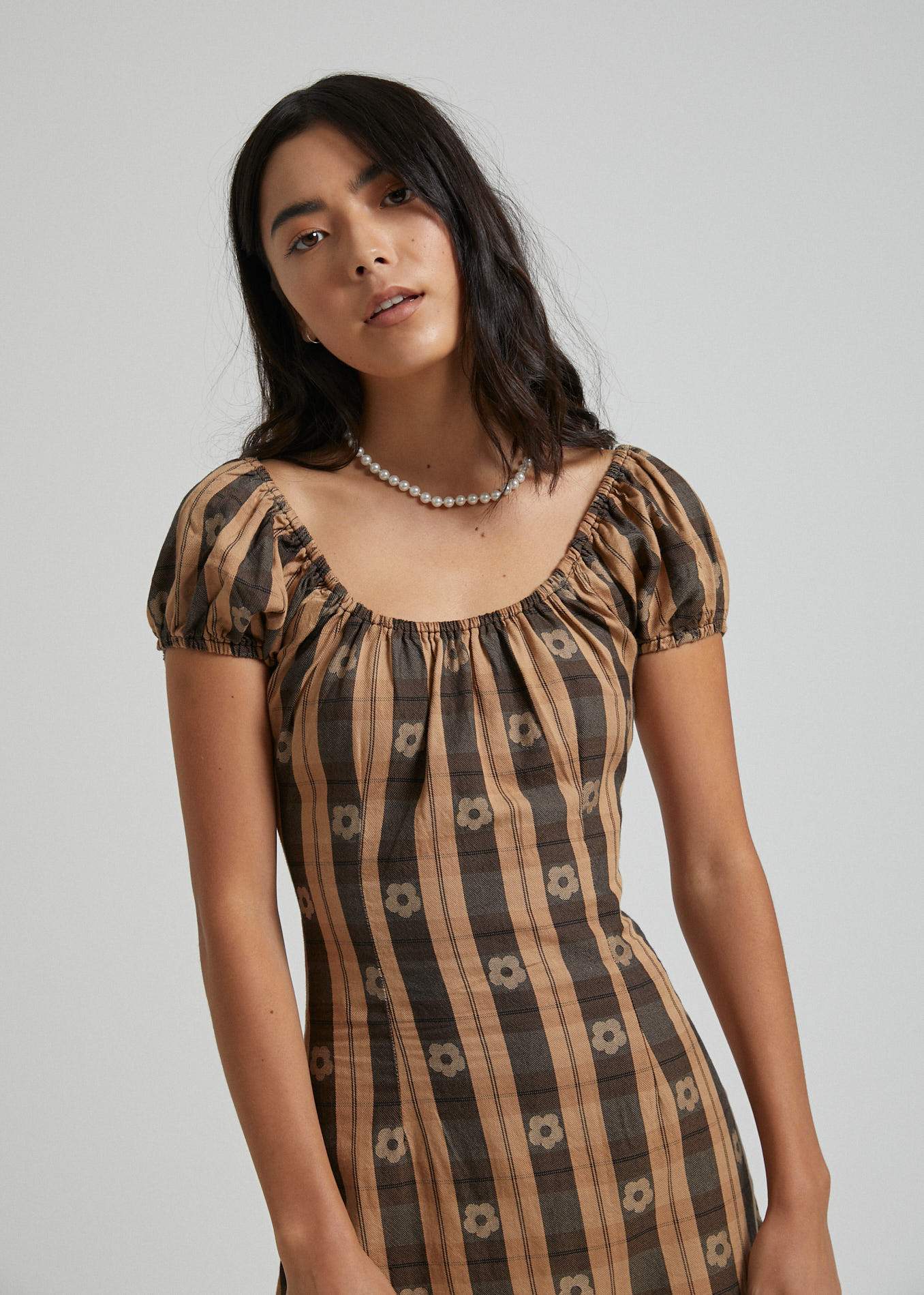 Afends Womens Poppy Check - Dress Afends Womens Poppy Check - Dress