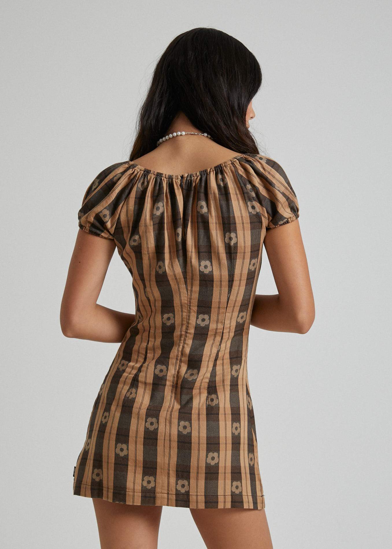 Afends Womens Poppy Check - Dress - Black & Tan afendsazxs.com Afends Womens Poppy Check - Dress - Black & Tan afendsazxs.com