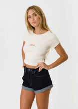 Load image into Gallery viewer, Afends Womens Heartbeat - Raglan Tee
