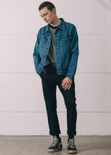 Load image into Gallery viewer, Afends Mens Winnie Blue - Denim Jacket
