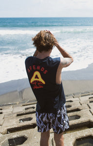 Afends Mens Gold Tops - Band Cut Tee